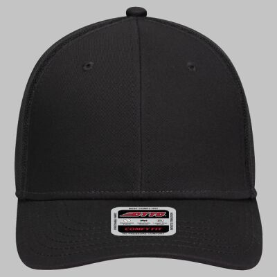 OTTO CAP® OTTO COMFY FIT® 6 Panel Low Profile Mesh Back Trucker Hat Thumbnail