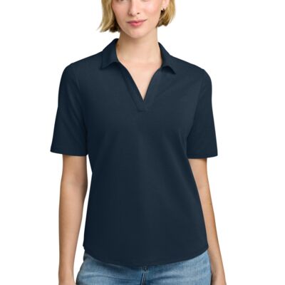 Women's Pinpoint Pique Polo Thumbnail