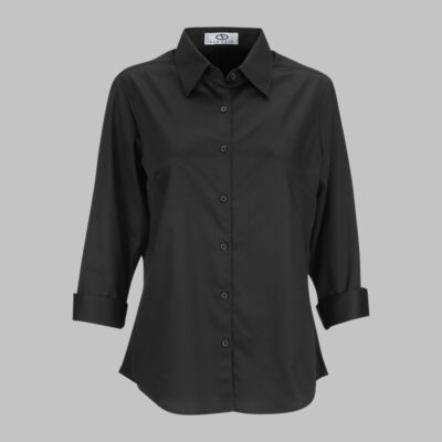 Women's Easy-Care Solid Textured Shirt Thumbnail