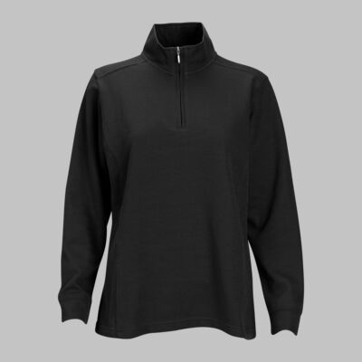 Women's 1/4-Zip Flat Back Rib Pullover Thumbnail