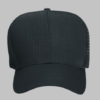 OTTO CAP® 6 Panel Mid Profile Mesh Back Trucker Hat Thumbnail