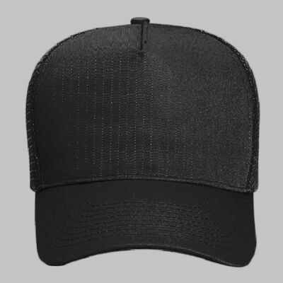 OTTO CAP® 5 Panel Mid Profile Mesh Back Trucker Hat Thumbnail