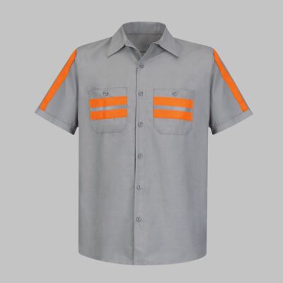 Men's Enhanced Visibility Industrial Work Shirt Thumbnail