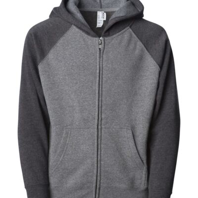 Toddler Lightweight Special Blend Raglan Zip Hood Thumbnail