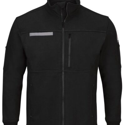 Men's Tall Zip Front Fleece Jacket-Cotton /Spandex Blend Thumbnail