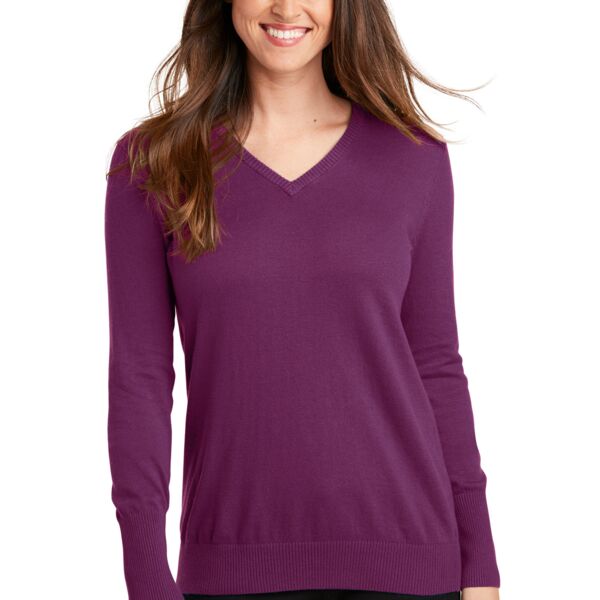 Ladies V Neck Sweater Thumbnail