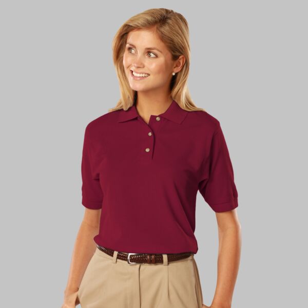 Ladies' 100% Cotton Pique Polo Thumbnail