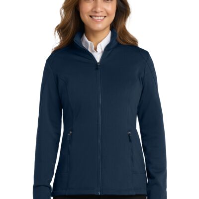 ® Ladies Grid Fleece Jacket Thumbnail